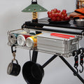 Folding Table Extension Rack, Stainless Steel for Camping and BBQ Storage - view 4