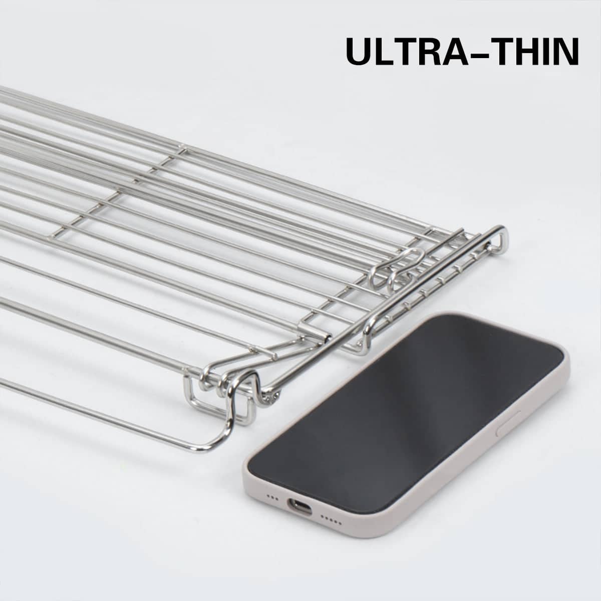 Folding Table Extension Rack, Stainless Steel for Camping and BBQ Storage - view 5