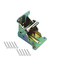 Folding Table Leg Brackets, Heavy Duty Self Locking Hinge - Zinc, 4 Pack