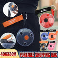 Folding Telescopic Shopping Bag with Round Carry Case - Pink - view 2