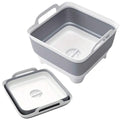 Folding Washing Basket with Drain Plug for Kitchen, Camping and Picnics - view 2