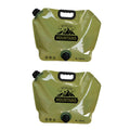 Folding Water Bags, 8 L Each, Pack of 2 - Green