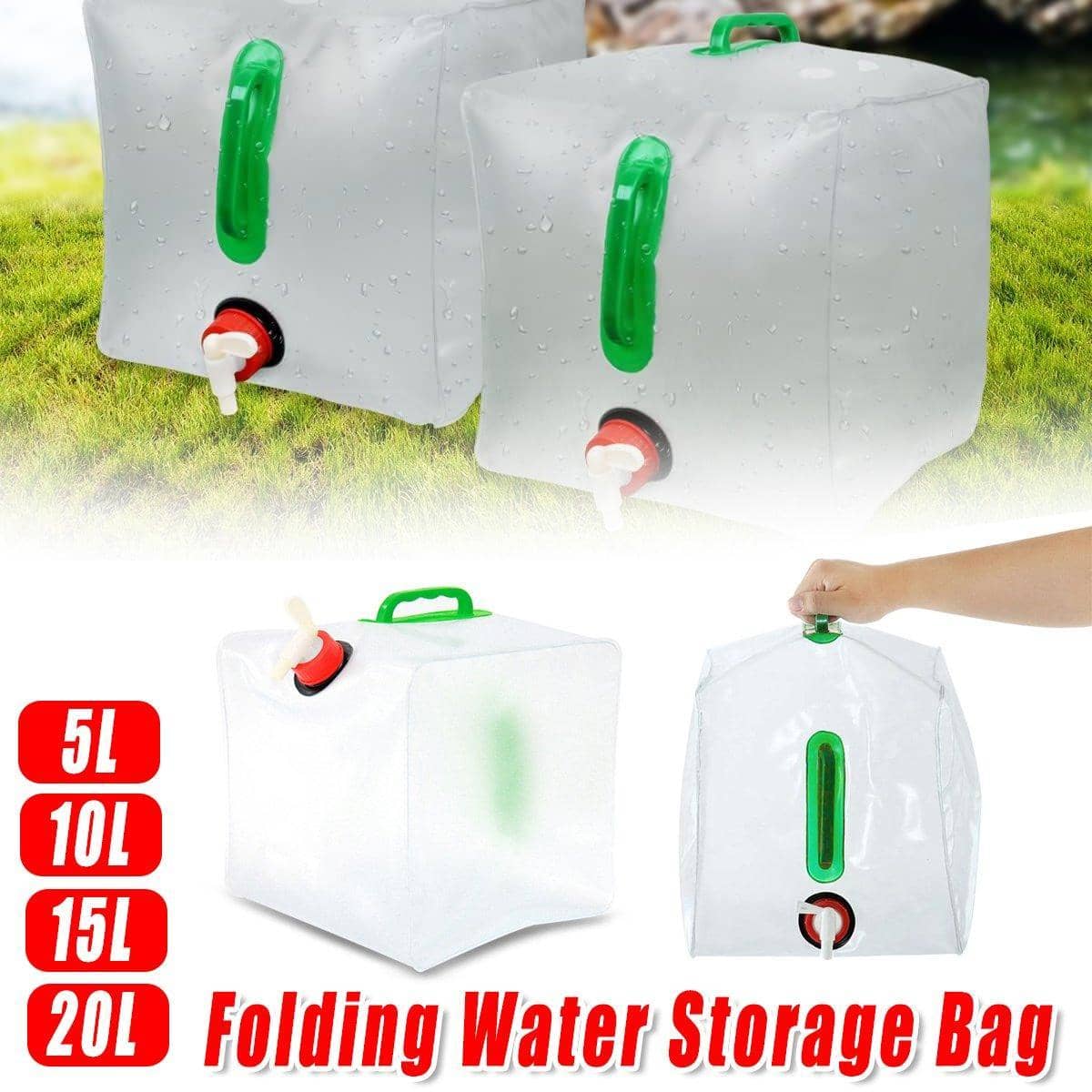 Folding Water Storage Bag with Spout - 15 Litre - view 2