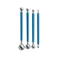Fondant Ball Modelling Tool Set - Blue, Set of 4