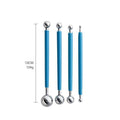 Fondant Ball Modelling Tool Set - Blue, Set of 4 - view 4