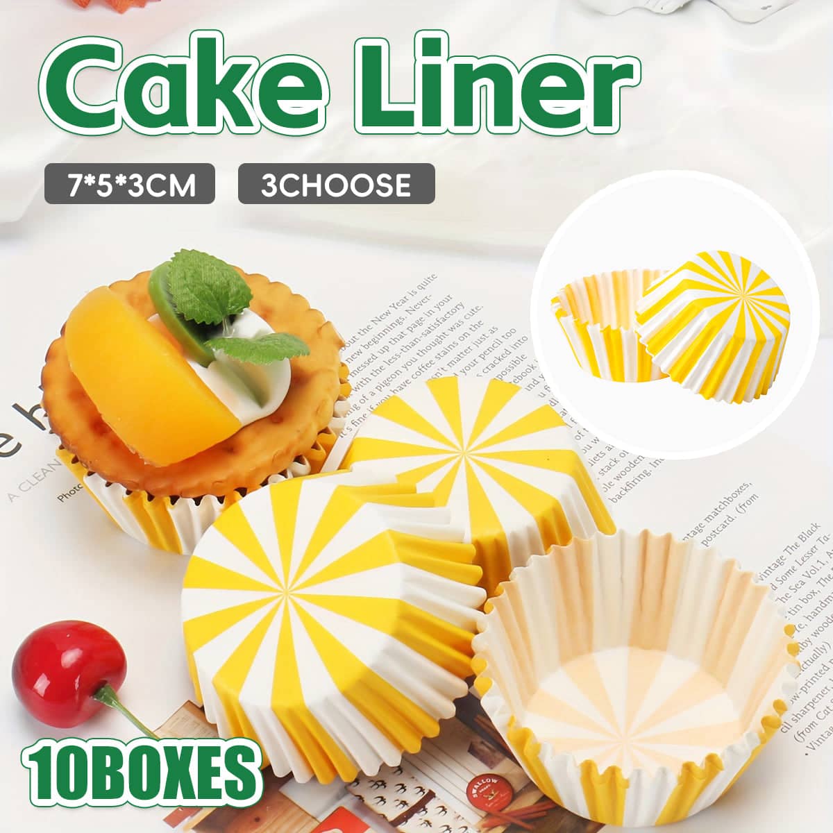 Food Grade Cupcake Liners Pack of 1000, Heat Resistant - Dot - view 2