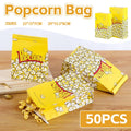 Food-Grade Disposable Popcorn Paper Bags, Pack of 50 - 29 x 15.5 x 8 cm - view 2