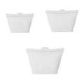 Food-Grade Silicone Storage Bags with Zip Seal, Reusable Freezer Pouch, Pack of 3 - view 2