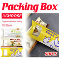 Food Safe Paper Meat Roll Takeaway Containers with Window, Pack of 50 - Chicken Rolls Design - view 2