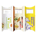 Food Safe Paper Meat Roll Takeaway Containers with Window, Pack of 50 - Chicken Rolls Design - view 3