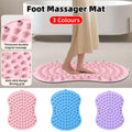 Foot Massage Mat, Non-Slip TPE, 55 x 41.5 cm - Blue - view 2