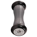 Foot Massage Roller for Arch Care and Yoga - Grey with Black Ends