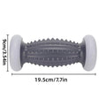Foot Massage Roller with Raised Studs and Wheels - Lime Green and Blue - view 4