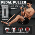 Foot Pedal Resistance Band for Home Abdominal and Sit up Training 100 lb