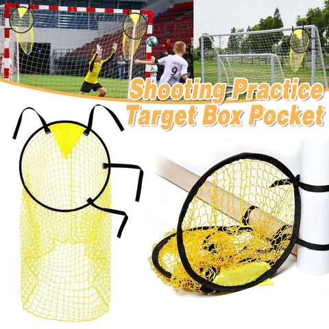 Football Training Target Net with Adjustable Straps, 45 x 60 cm