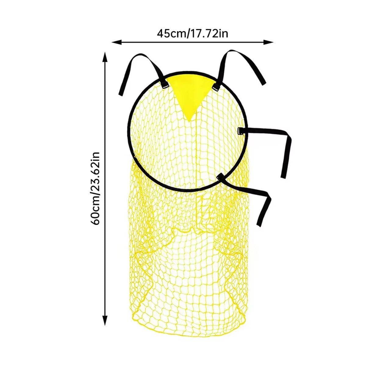 Football Training Target Net with Adjustable Straps, 45 x 60 cm - view 3