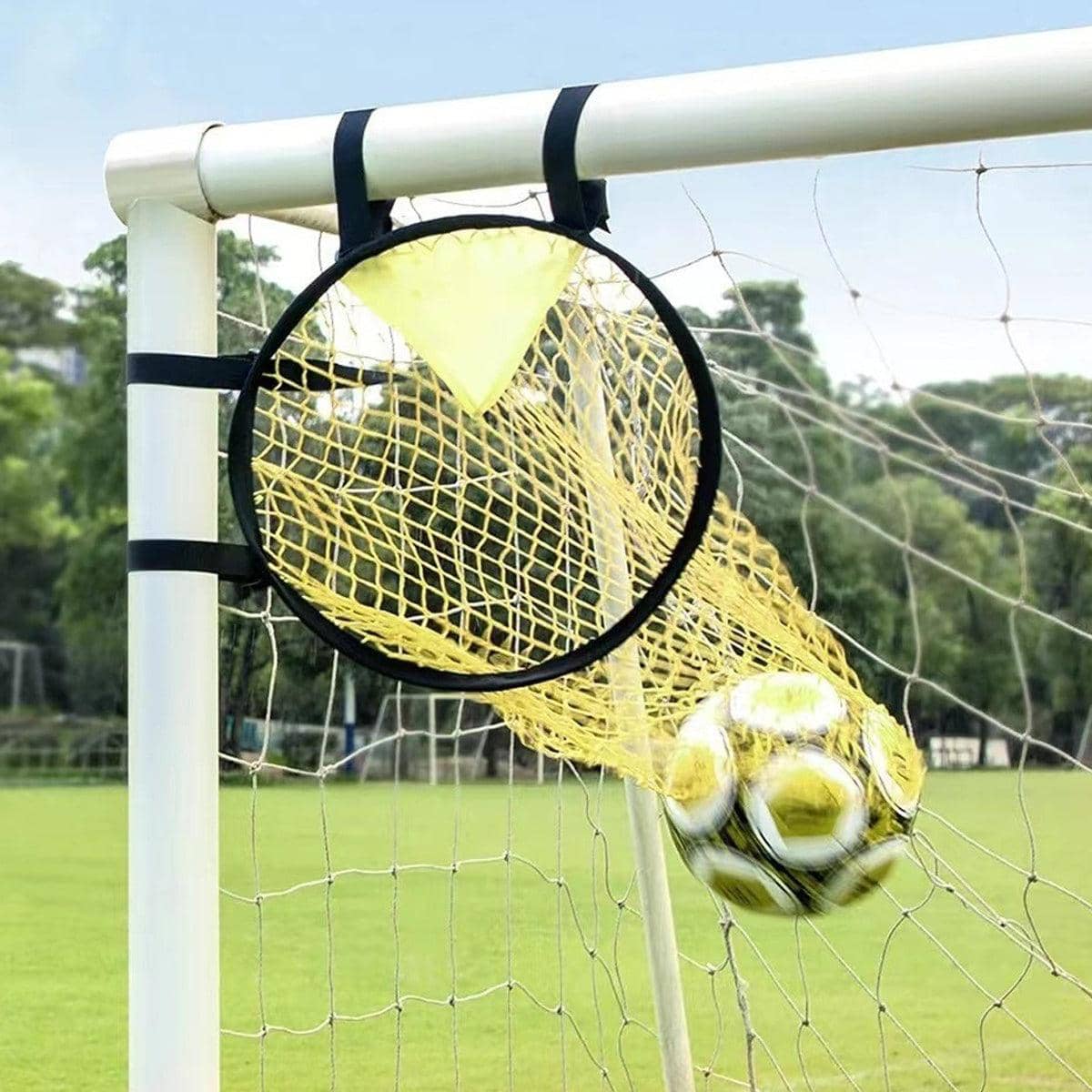 Football Training Target Net with Adjustable Straps, 45 x 60 cm - view 5