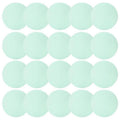 Foundation Blender Makeup Sponge Powder Puffs, Pack of 20 - Round Green