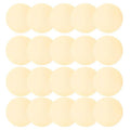 Foundation Blender Makeup Sponge Powder Puffs, Pack of 20 - Round Yellow