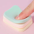 Foundation Blender Makeup Sponge Powder Puffs, Pack of 20 - Round Yellow - view 5