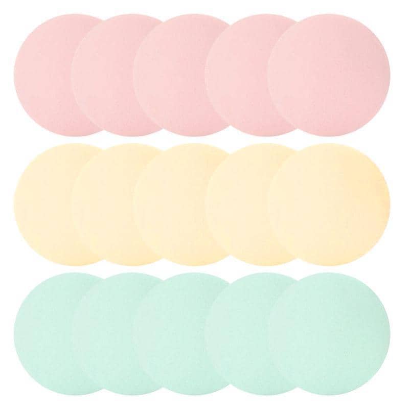 Foundation Blender Makeup Sponge Powder Puffs, Pack of 20 - Square Green - view 3
