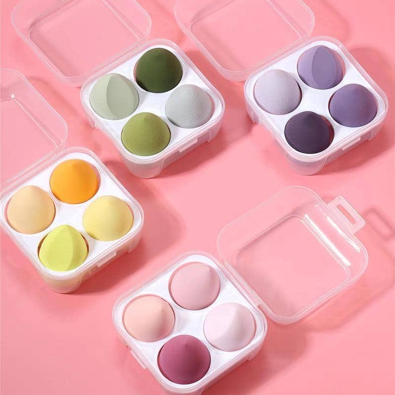 Foundation Blender Makeup Sponges, Pack of 4 - Pink - view 5