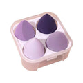 Foundation Blender Makeup Sponges, Pack of 4 - Purple