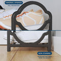 Four Layer Shoe Rack Storage Organiser, Multi Tier Shoe Shelf - Black - view 5