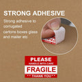 Fragile Warning Label Stickers, 2 Rolls with 1000 Labels, 2 x 3 in (5 x 7.6 cm), Red - view 5