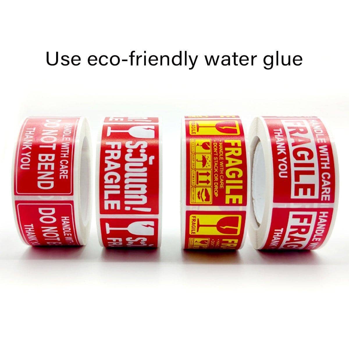 Fragile Warning Label Stickers, Pack of 4 Rolls - Handle with Care - view 5