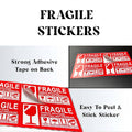 Fragile Warning Self Adhesive Sticker for Express Shipping Courier Alert - 15 x 9 cm Pack of 500 - view 5