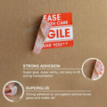 Fragile Warning Sticker Roll, 500 Sheets, 7.6 x 12.7 cm, Red for Shipping and Moving - view 5