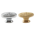 French Cabinet Door Handle Oval Retro Style for Drawers and Wardrobes - Gold - view 3