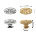 French Cabinet Door Handle Oval Retro Style for Drawers and Wardrobes - Gold - view 4