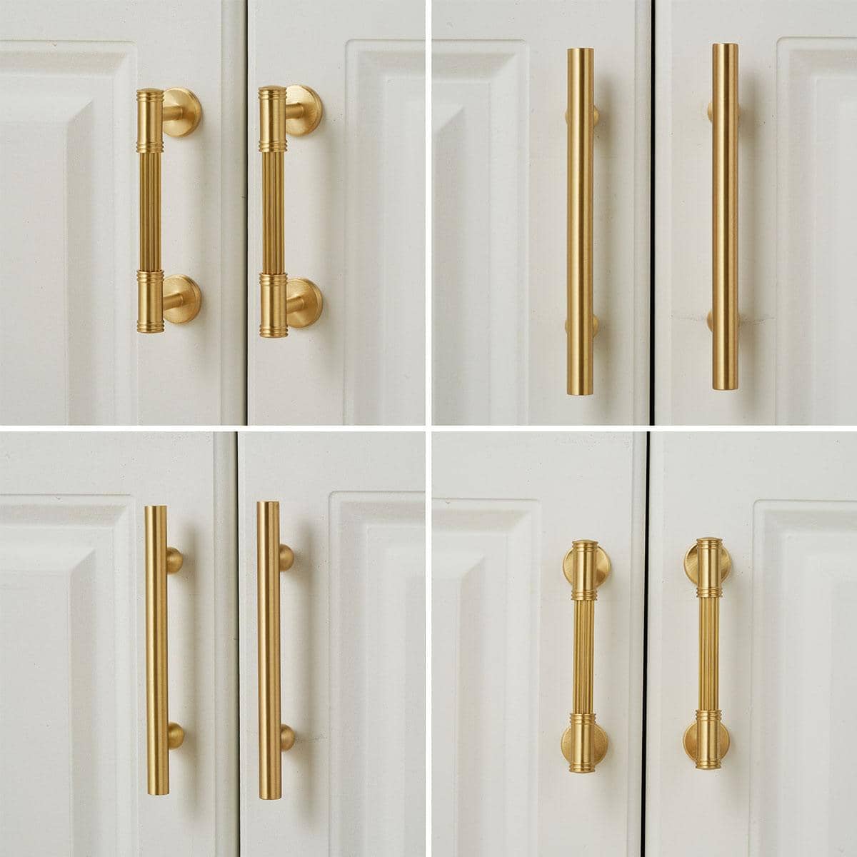 French Modern Brass Cabinet Knob, Single Hole - Wide Mushroom Top - view 5