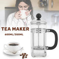 French Press Coffee and Tea Maker - 350 ml, 17 x 7 cm - view 2