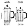 French Press Coffee and Tea Maker - 600 ml, 19 x 8 cm - view 4