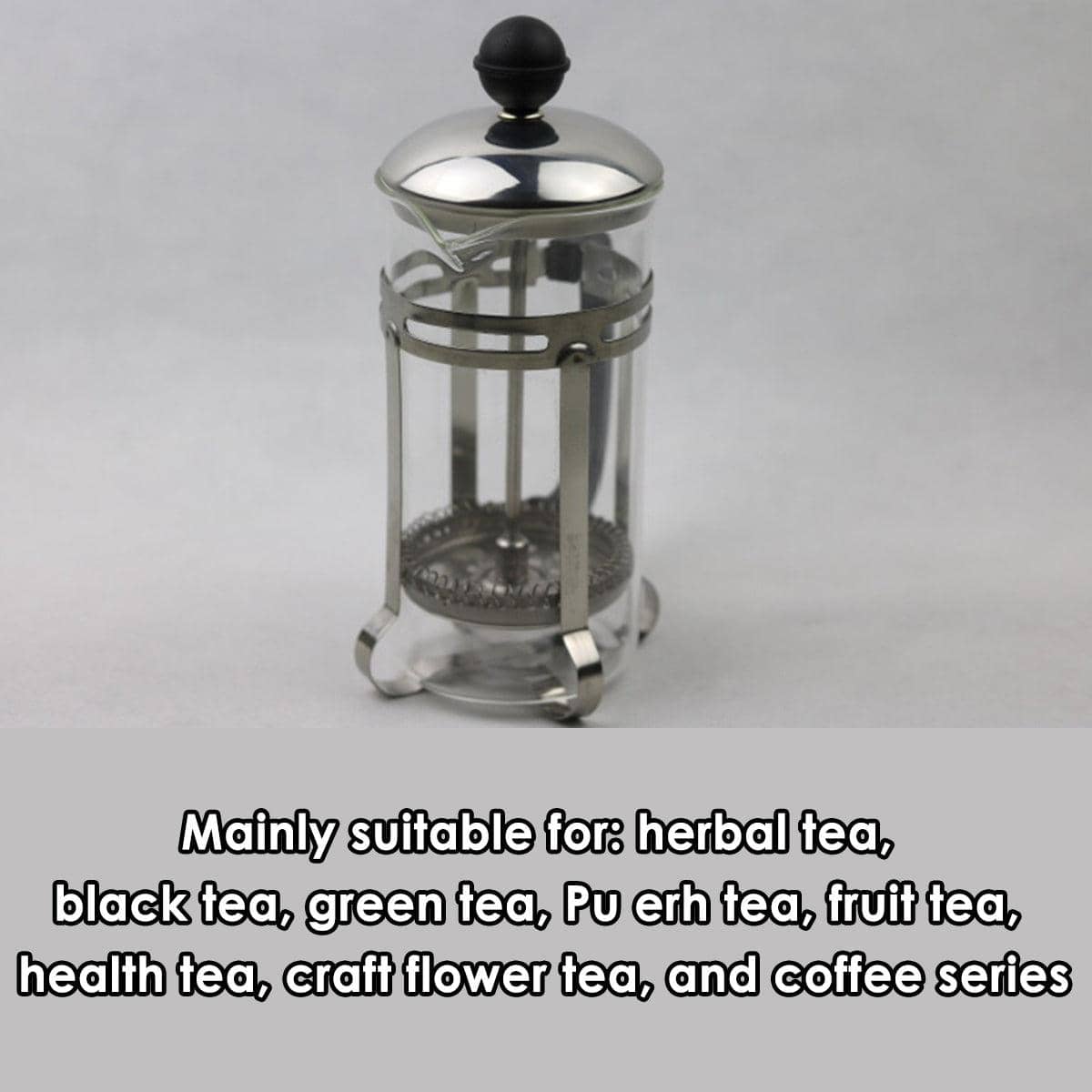 French Press Coffee and Tea Maker - 600 ml, 19 x 8 cm - view 5