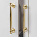 French Style Brass Wardrobe Handle - Silver, 96 mm Hole Spacing - view 5