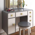 French-Style Four-Petal Cabinet Handle, Zinc Alloy Drawer Pull - Brushed Silver - view 5
