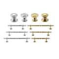 French Style Wardrobe Handle, 128 mm Hole Spacing - Silver - view 3