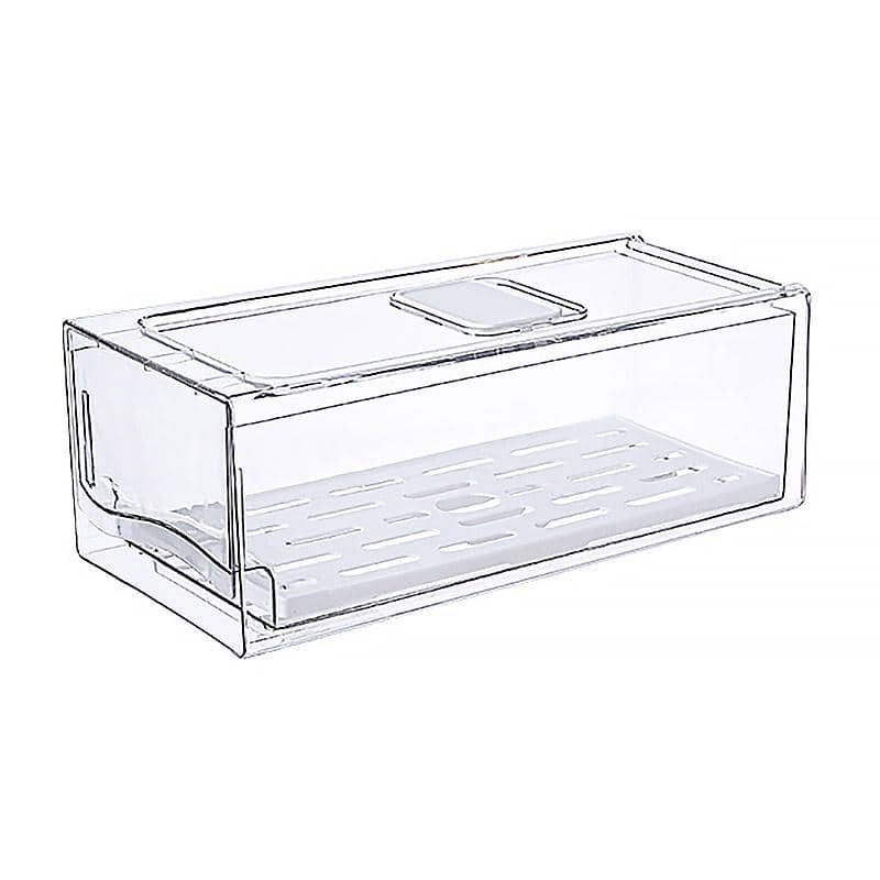 Fridge Drawer Organiser Storage Box - 14cm (30 x 14 x 11 cm)