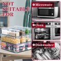 Fridge Storage Box Set of 10, Clear Fruit and Vegetable Fresh Keeper Containers with Drain Tray - view 4