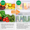 Fridge Storage Containers with Lids and Handles, Pack of 4 (29 x 15 x 16 cm) - view 3