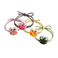 Frog Hair Tie with Elastic Band - Rose Red - view 3