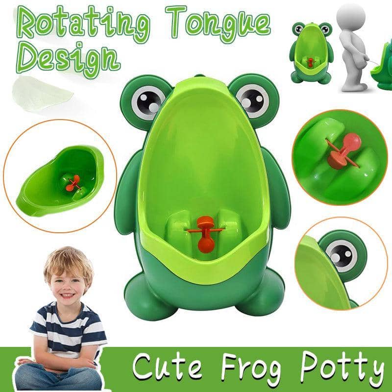 Frog Toilet Training Urinal for Boys - Green