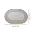 Front Door Mat Absorbent Non-Slip Water Resistant - Light Grey - view 4