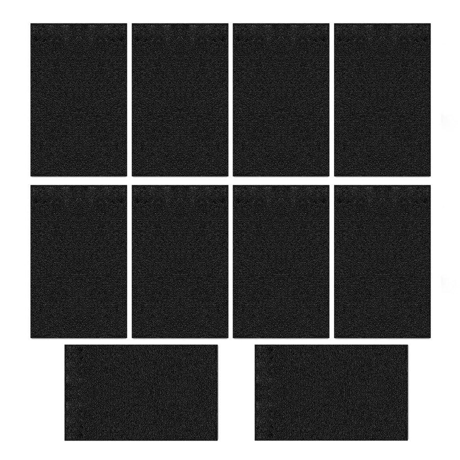 Frosted Black Aquarium Background Sticker, 10 Pack - 42 x 60 cm