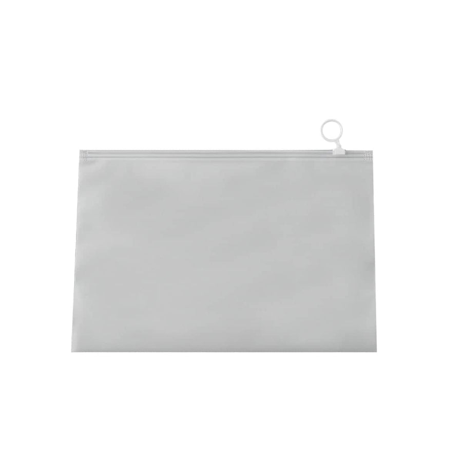 Frosted EVA Zip Storage Bags with Pull Ring - 30 x 20 cm, Pack of 50