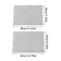Frosted EVA Zip Storage Bags with Pull Ring - 35 x 24 cm, Pack of 50 - view 4